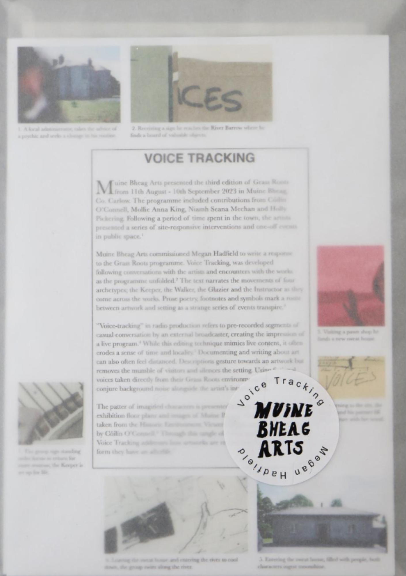 VOICE TRACKING by Megan Hadfield