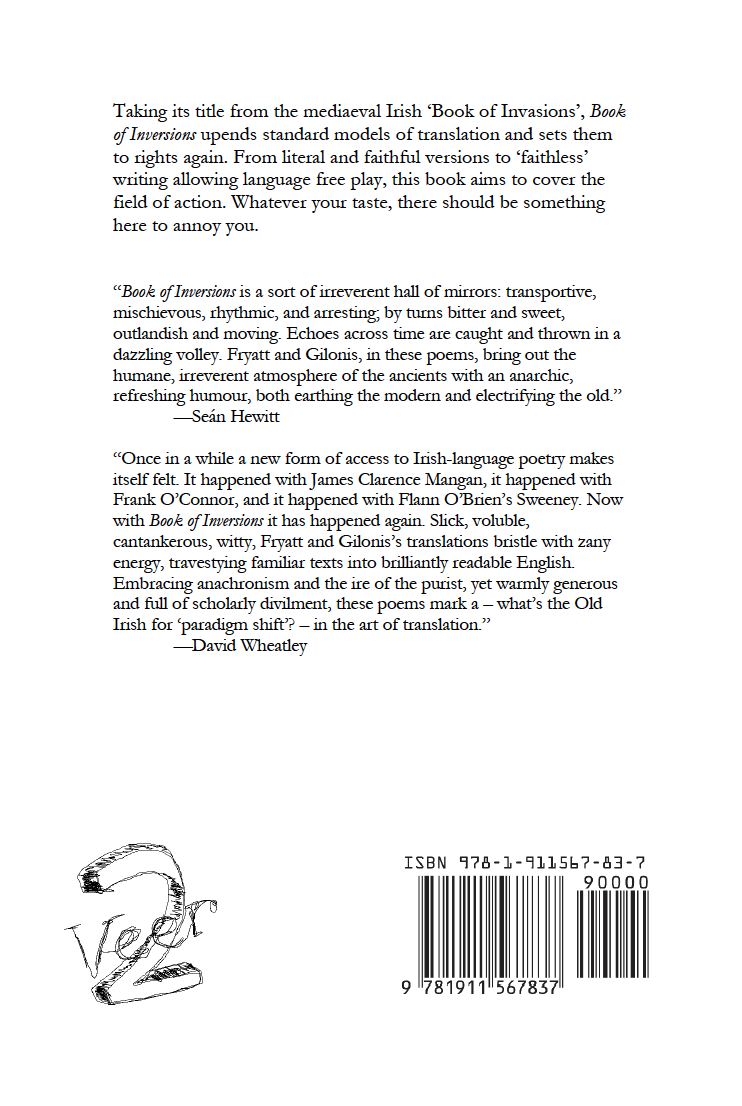 BOOK OF INVERSIONS by Kit Fryatt and Harry Gilonis