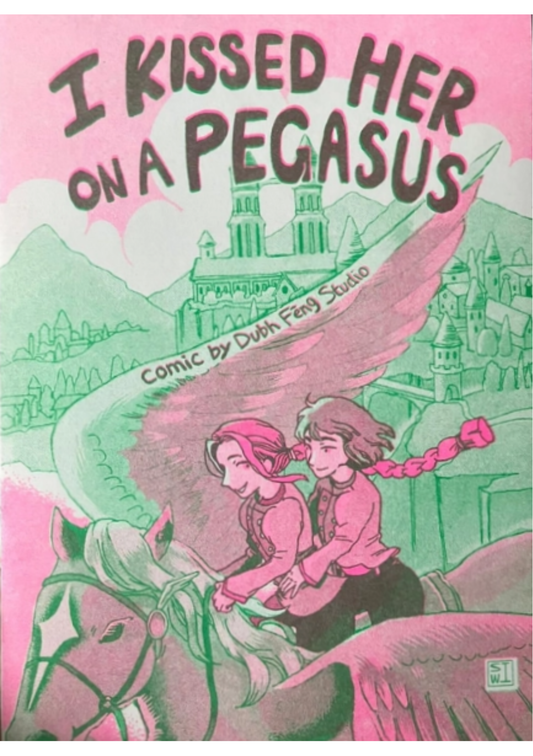 I KISSED HER ON A PEGASUS by Dubh Fēng Studio
