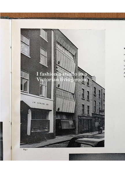 I FASHION A STUDIO IN A VICTORIAN LIVING-ROOM by Peter Maybury