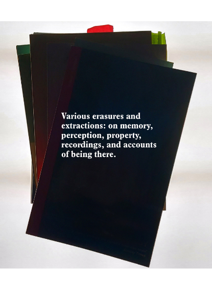 VARIOUS ERASURES AND EXTRACTIONS by Peter Maybury